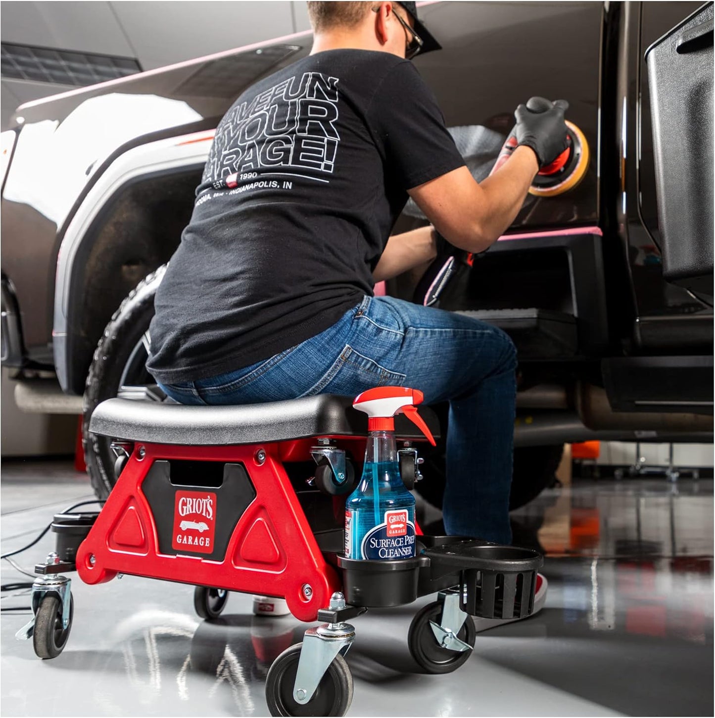 Griot's Garage Surface Prep Cleanser for Car Detailing and Cleaning – Dirt, Grime, Wax and Grease Remover – Use Before Applying Protective Surface Coatings, 10989, 22 oz