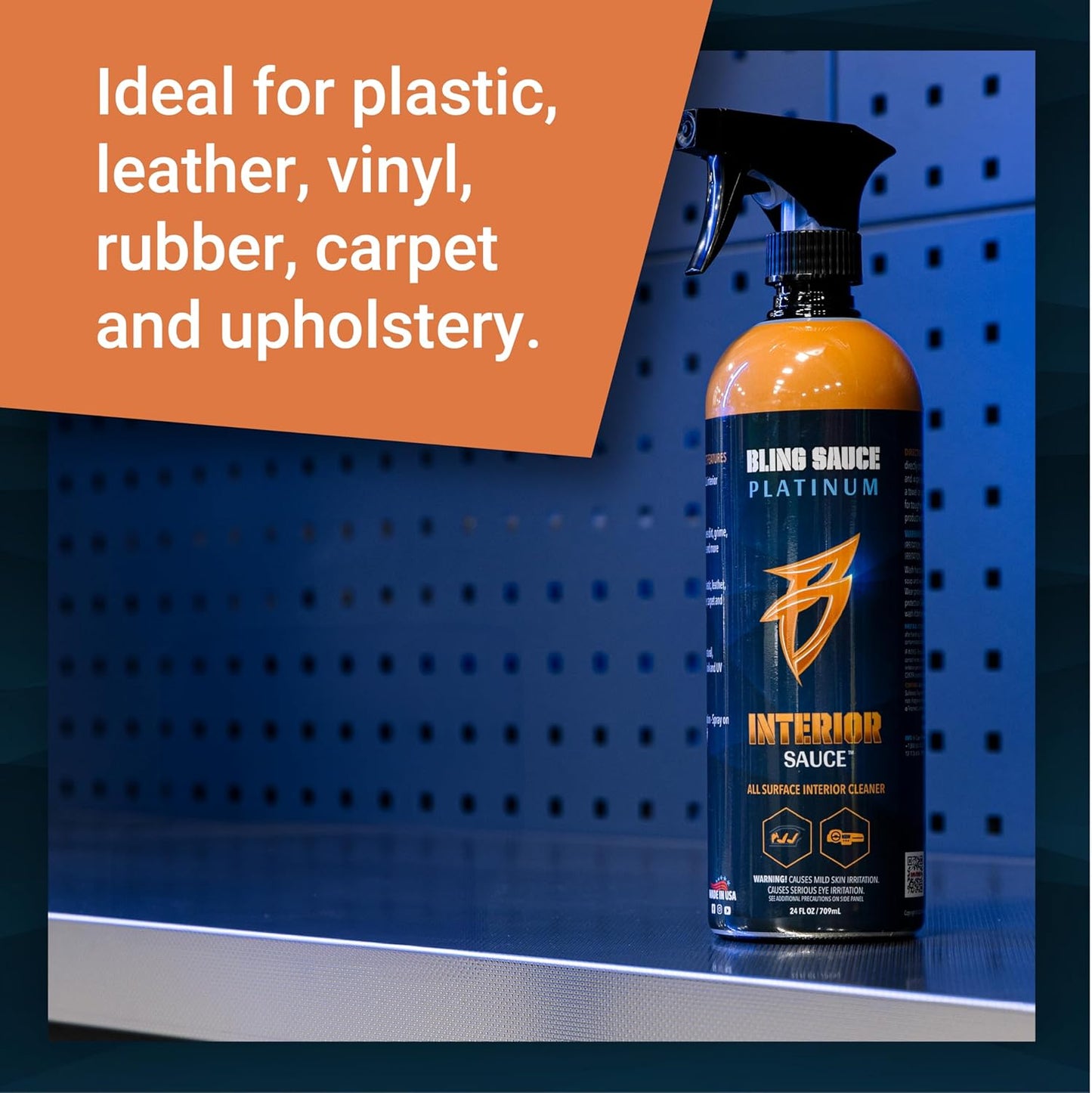 Platinum Interior Sauce, All Surface Automotive Interior Cleaner for Cars, Trucks, SUVs, 24oz.