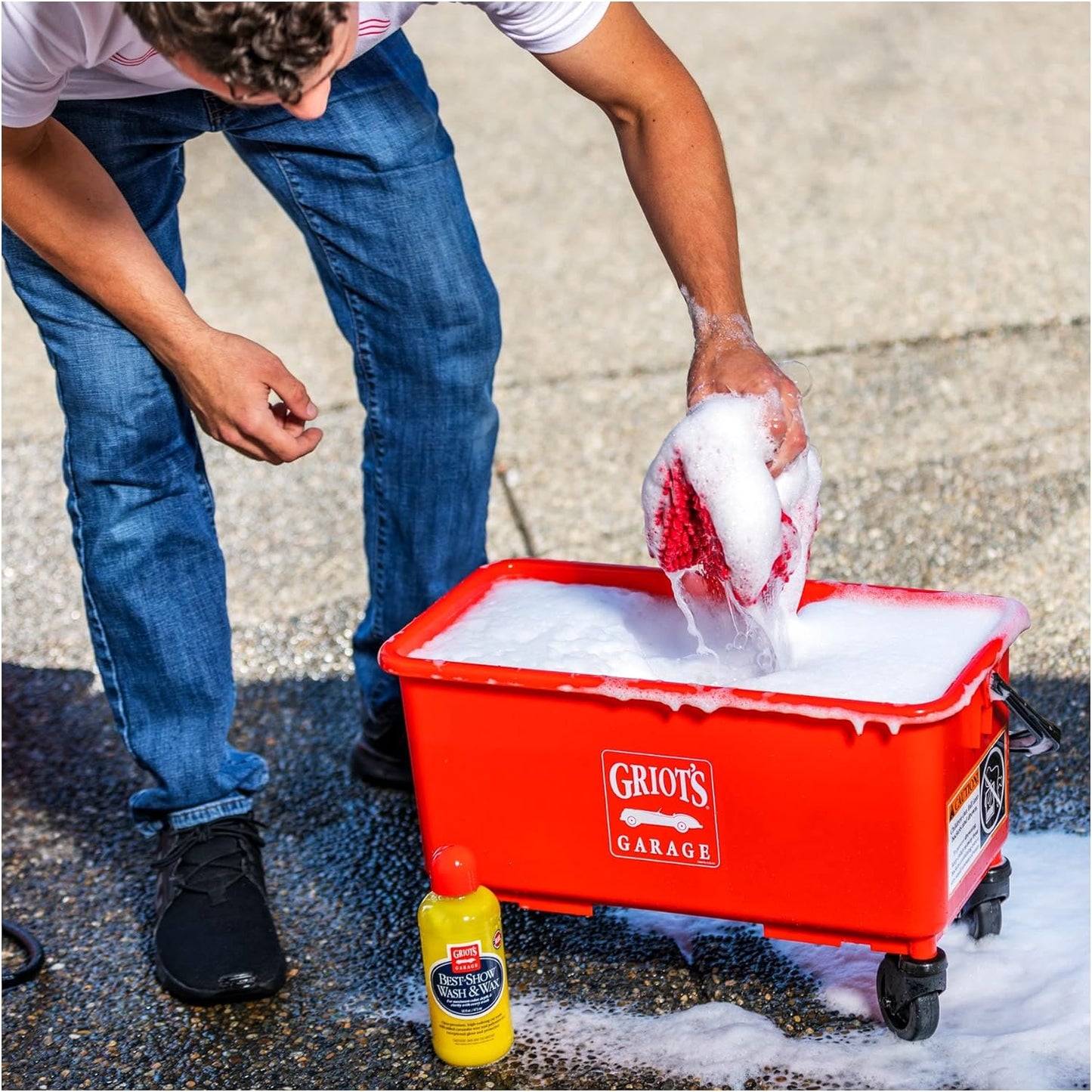 Griot's Garage Best of Show Wash and Wax for Car Detailing and Cleaning, Carnauba-Packed Coating, High Gloss Shine and Protection for Auto Paint, 10887, 48oz