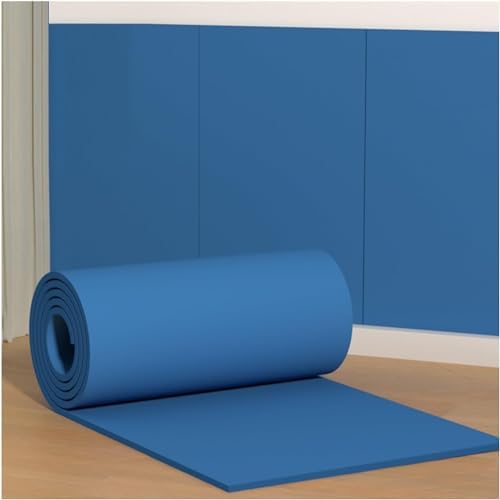 Self-Adhesive Garage Wall Protectors - Grey Rubber Foam Studio & Gym Wall Guards (39.3x39.3in) for Maximum Protection Against Damage and Scratches