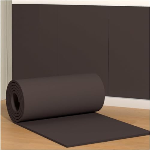 Garage Wall Protectors - Self-Adhesive Impact-Resistant Foam Shields for Gym & Studio Walls, Grey, 39.3x39.3in (100x100cm) - Wall Safety Solution