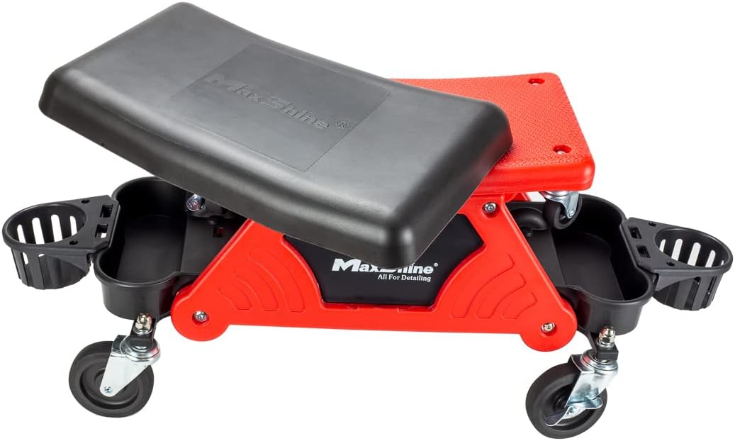 Maxshine Detailing Creeper Cushion – Premium Soft Rubber Seat Pad for Rolling Creeper, Comfortable & Durable Add-On Accessory