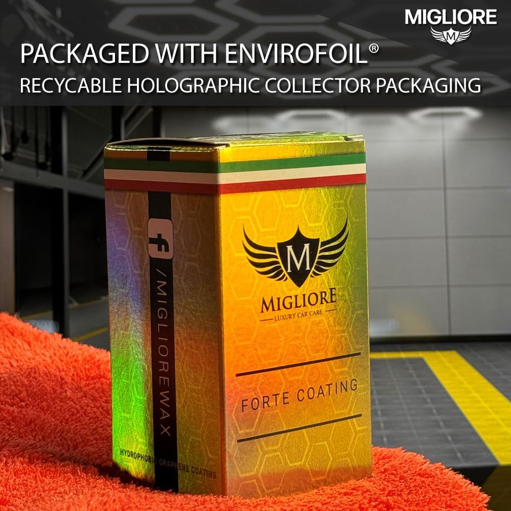 Migliore Forte Coating: 9H High Strength Premium Graphene Coating │5+ Years of Protection │ Apply After Car Wash Clay Bar Buffer Polisher │ Auto Marine Boat Motorcycle
