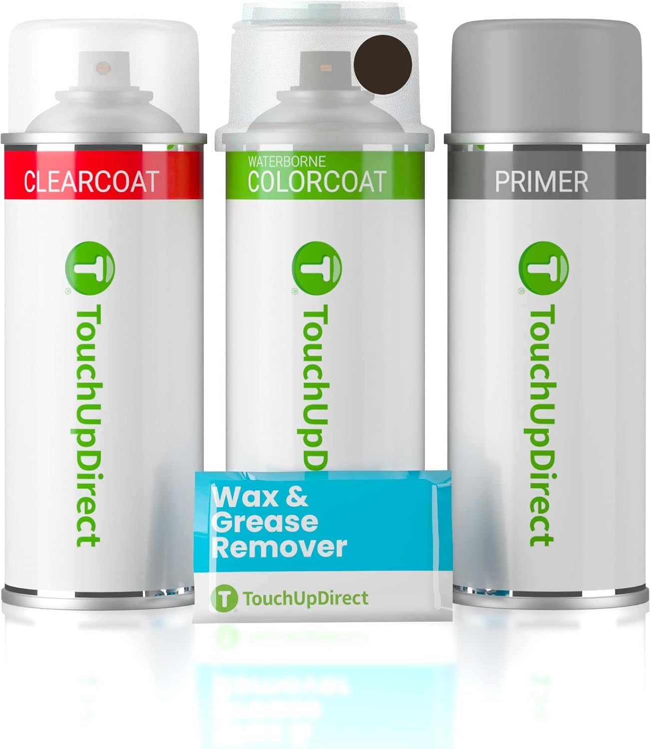 TouchUpDirect 4X7 Brownstone Compatible with Toyota Exact Match Touch Up Paint Aerosol - Preferred Kit