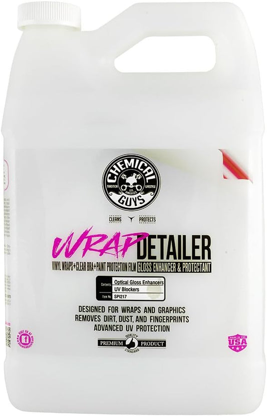 Chemical Guys SPI217 Wrap Detailer Gloss Enhancer & Protectant (1 Gal), 128 fl. oz