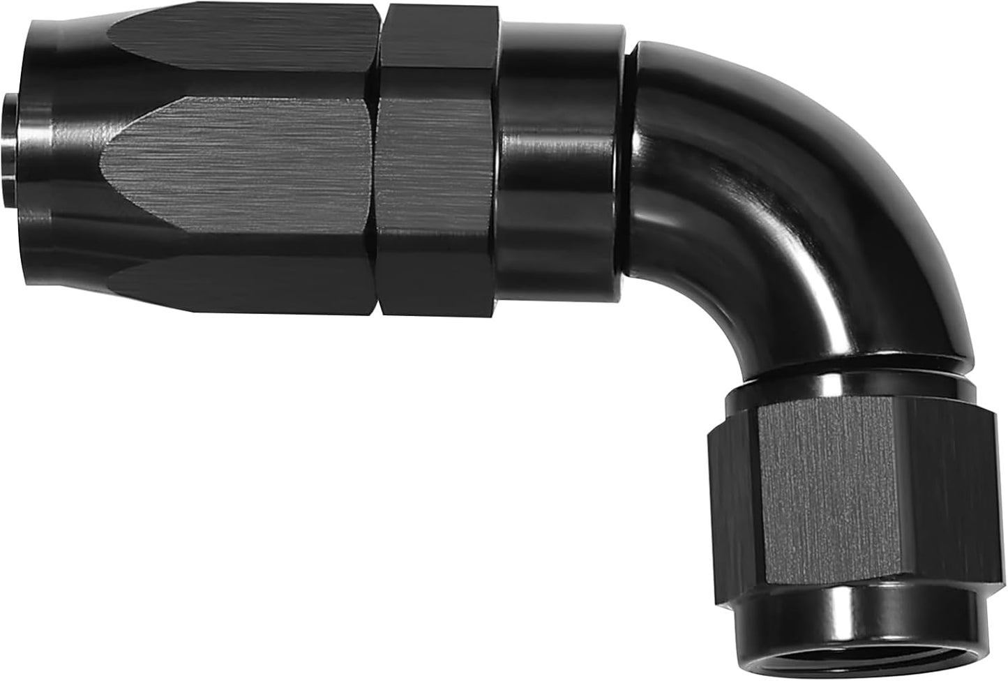 EVIL ENERGY 6AN 90 Degree One Piece Full Flow Hose End Fitting Swivel For CPE Braided Hose