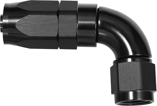 EVIL ENERGY 4AN 90 Degree One Piece Full Flow Hose End Fitting Swivel For CPE Braided Hose