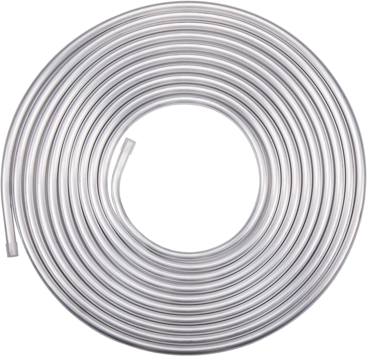 5/8" OD Aluminum Hard Fuel Line Hardline Tube Tubing Coil 16 Feet Roll