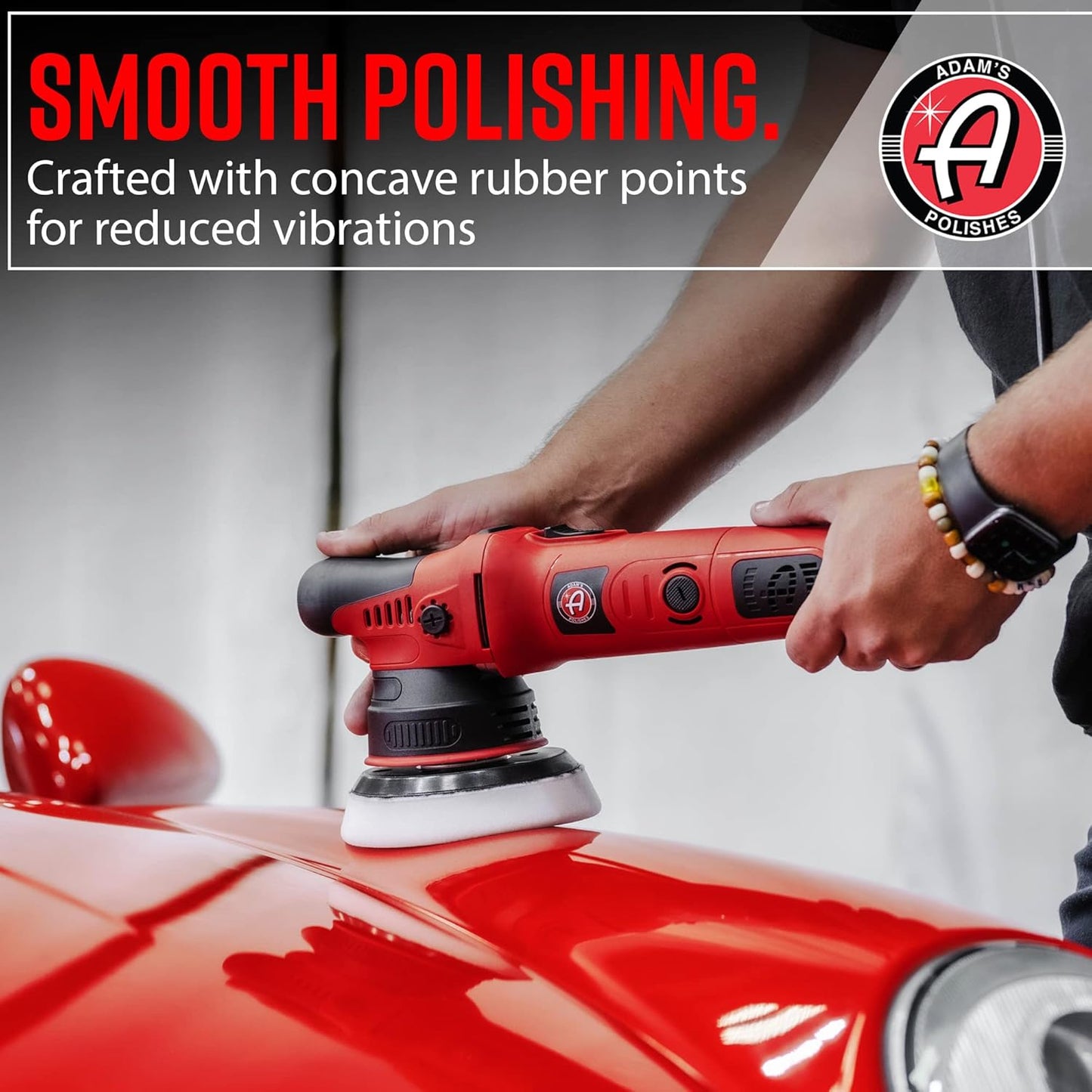 Adam's Polishes 9mm Dual Action Car Polisher (Polishing Kit) - Buffer Car Scratch Remover for Car Detailing | Includes Polish, Compound & Pads