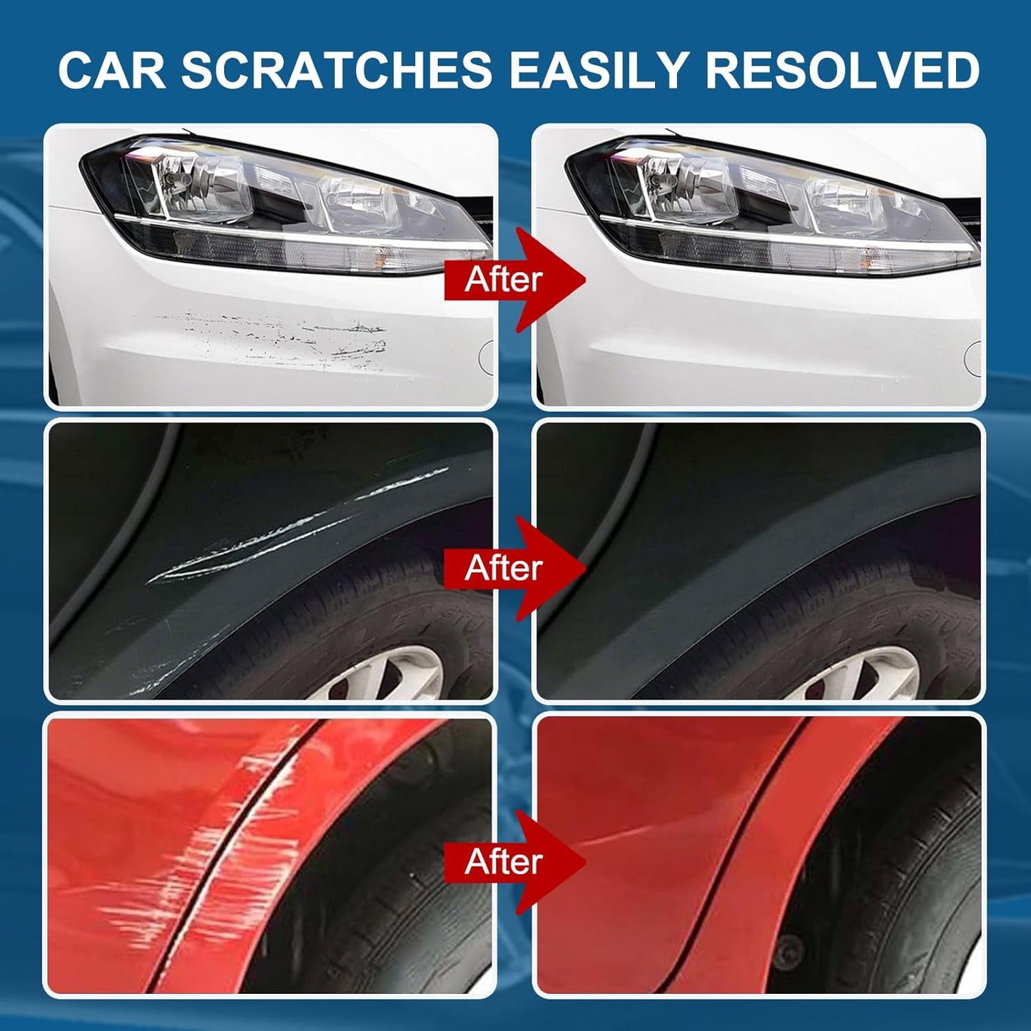 Summit White(GAZ/WA8624) Touch Up Paint for Chevrolet-Exact Match 2 in 1 touchup Paint Pen for Chips and Nicks Repair Car Paint Scratch Repair Kit