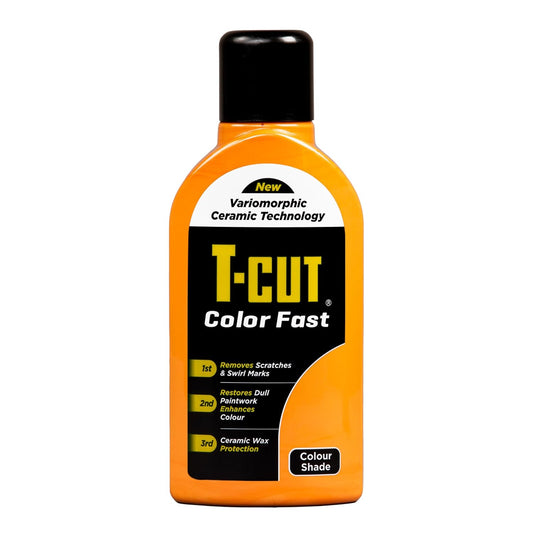 T-Cut Orange Scratch Remover Color Fast Paintwork Restorer Car Polish, 13 Colors Available, 17 Fl Oz