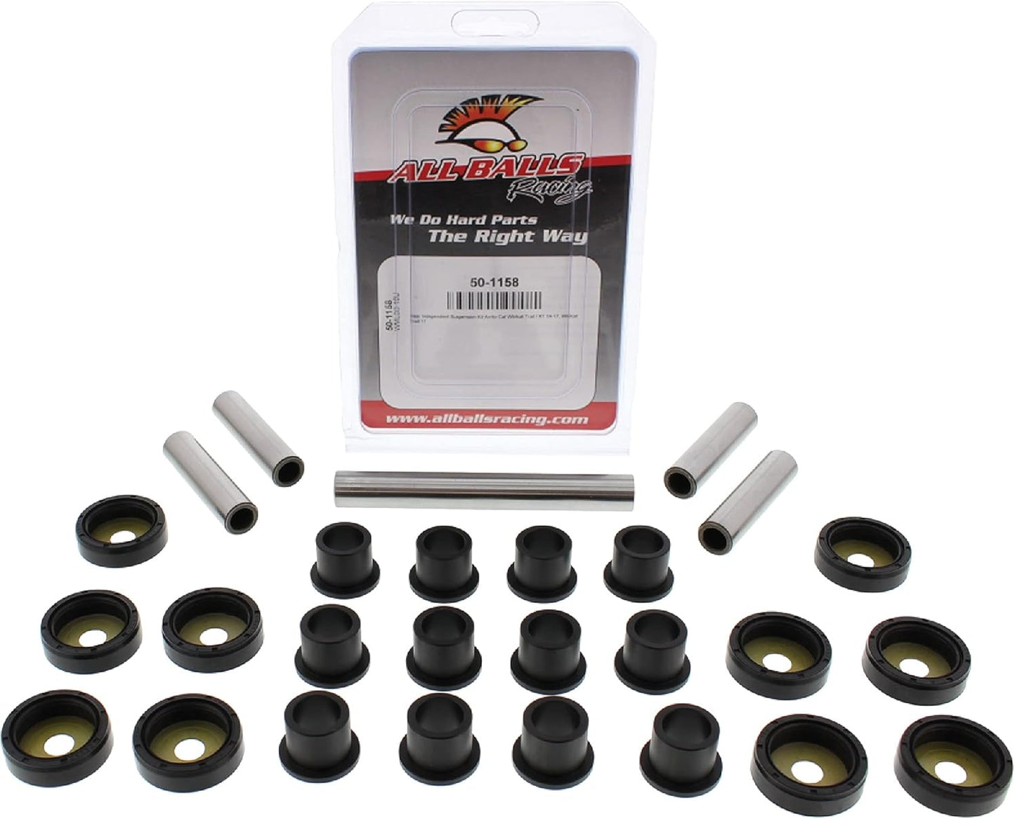 New All Balls Racing Rear Ind. Suspension Kit 50-1158 Compatible With/Replacement For Arctic Cat Wildcat Trail XT