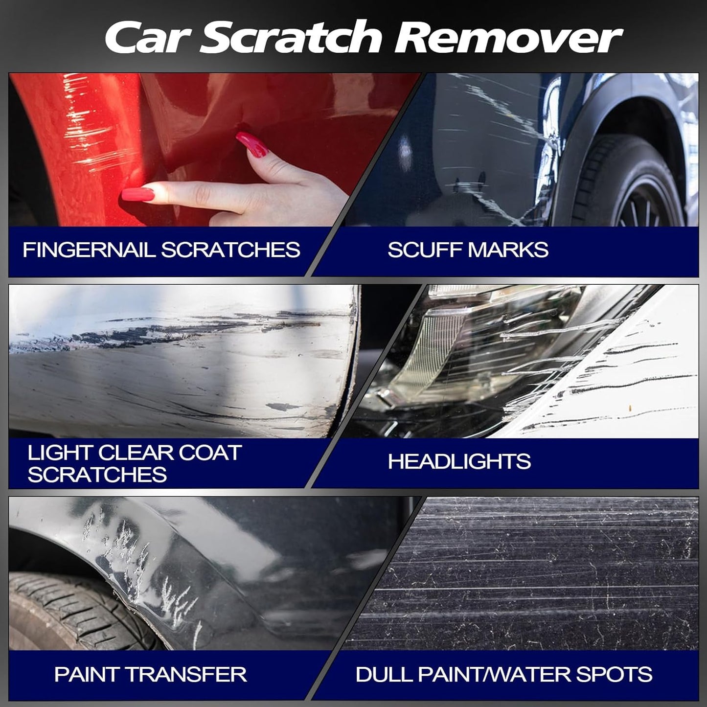 2025 New Car Scratch Remover for Vehicles, Car Paint Scratch Repair, Car Scratch Remover for Deep Scratches, Car Scratch Repair (1PCS)