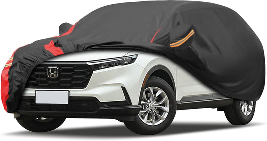 Waterproof All Weather Full Exterior Cover Rain Snow UV Protection Cover ，Car Cover Custom Fit for Toyota RAV4 1996-2025, Honda CRV 1997-2025.