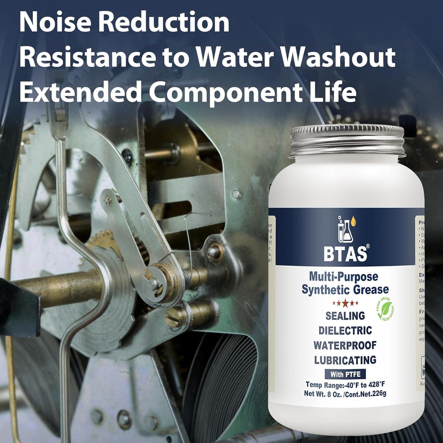 Dielectric Grease for Automotive Electrical Connectors,Car Battery Terminal Spark Plug Boot Corrosion Preventer Electric Silicone Paste,Dialectical Grease of Marine Electronics with PTFE 8 oz