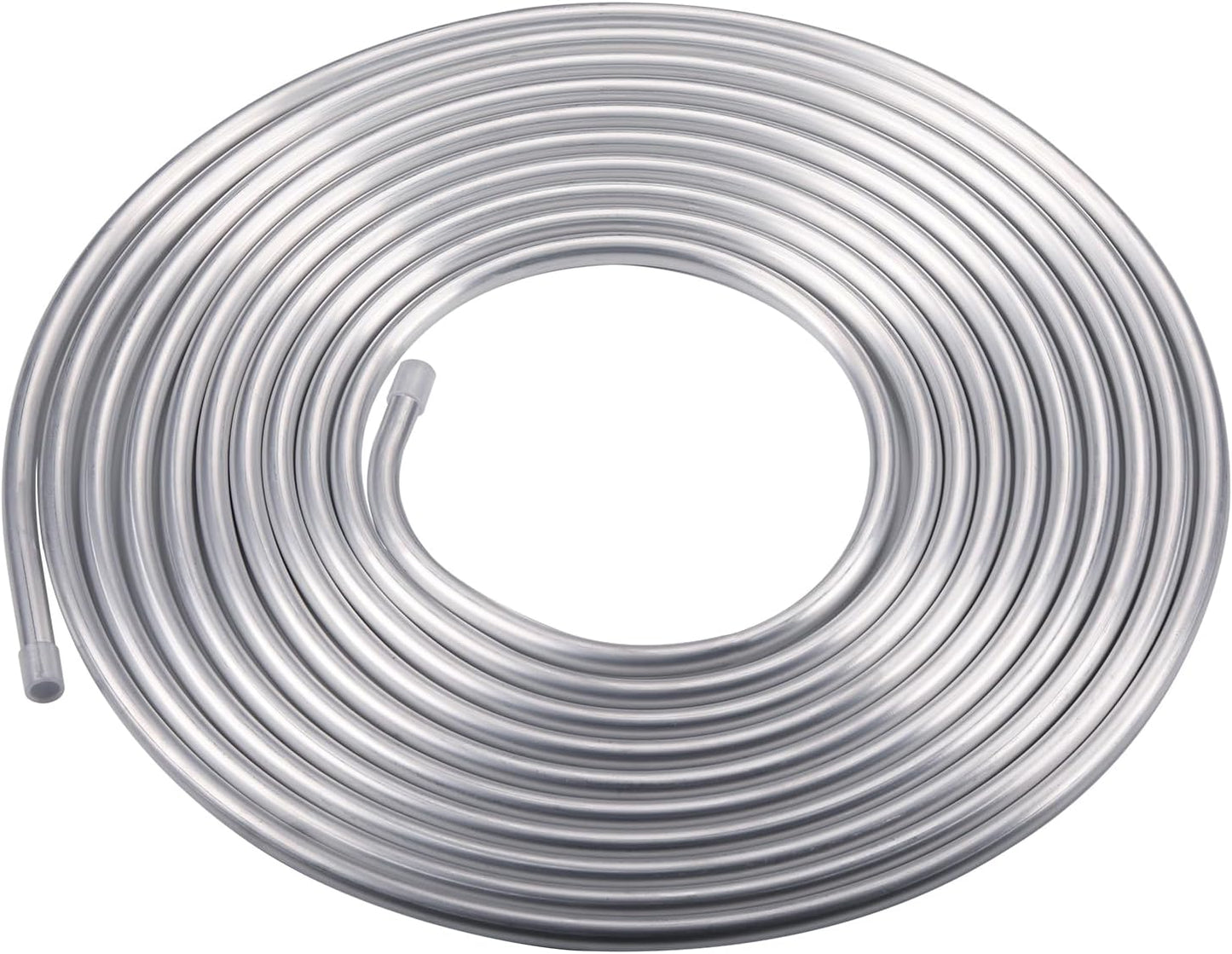 1/2" OD Aluminum Hard Fuel Line Hardline Tube Tubing Coil 16 Feet Roll