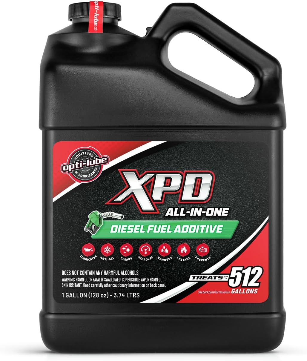 Opti-Lube XPD All-Season Diesel Fuel Additive - Gallon (4 Gallons (Treats 2048 Gallons))