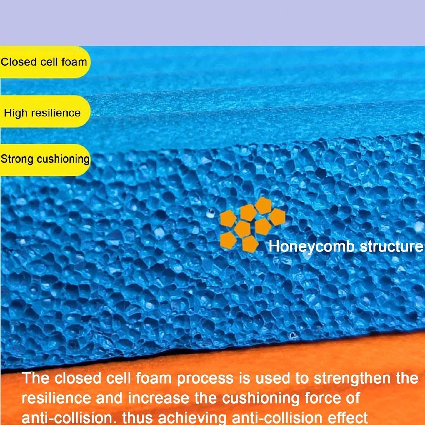 Garage Wall Protector - Thickened Foam Column Protector for Indoor Edge Protection - Cuttable Furniture Cushion Guard