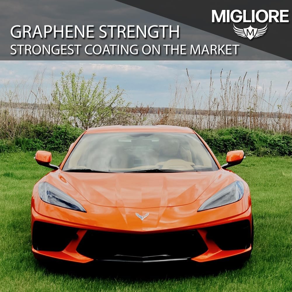 Migliore Forte Coating: 9H High Strength Premium Graphene Coating │5+ Years of Protection │ Apply After Car Wash Clay Bar Buffer Polisher │ Auto Marine Boat Motorcycle