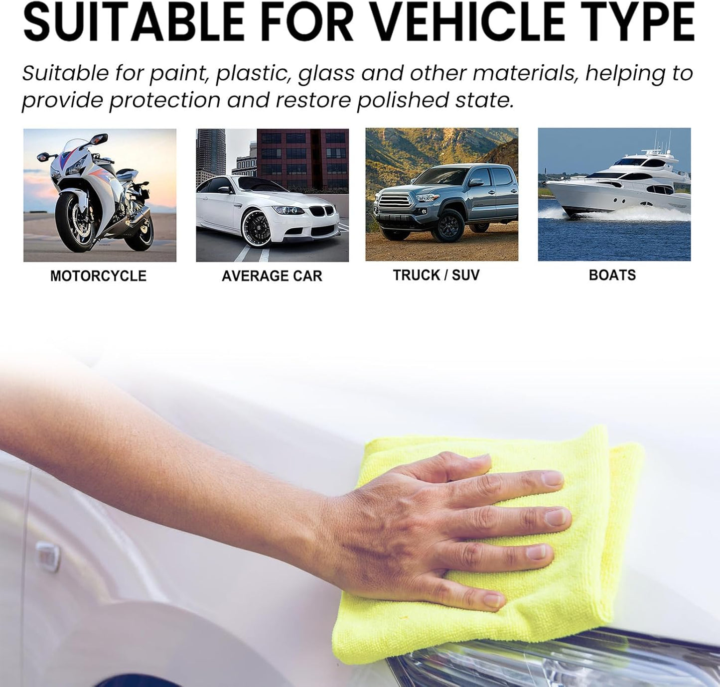 Car Coating Spray, Quick Effect Coating Agent, Quickly Coat Car Wax, Car Scratch Wax Polish Spray Waterless Wash, Easy to Use