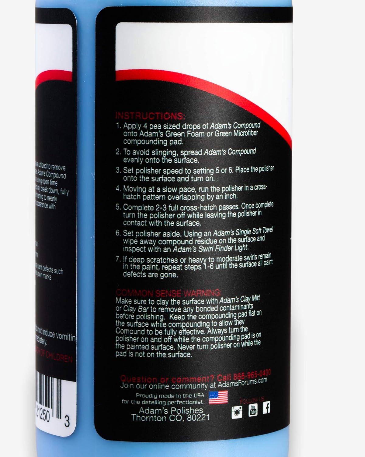 Adam's Polishes 2-Step Polishing System 12oz Combo - Silicone-Free, Body Shop Safe Formula - Quick, Professional Correcting and Polishing for Clear Coat, Gel Coat, Etc. (6.5 Kit)