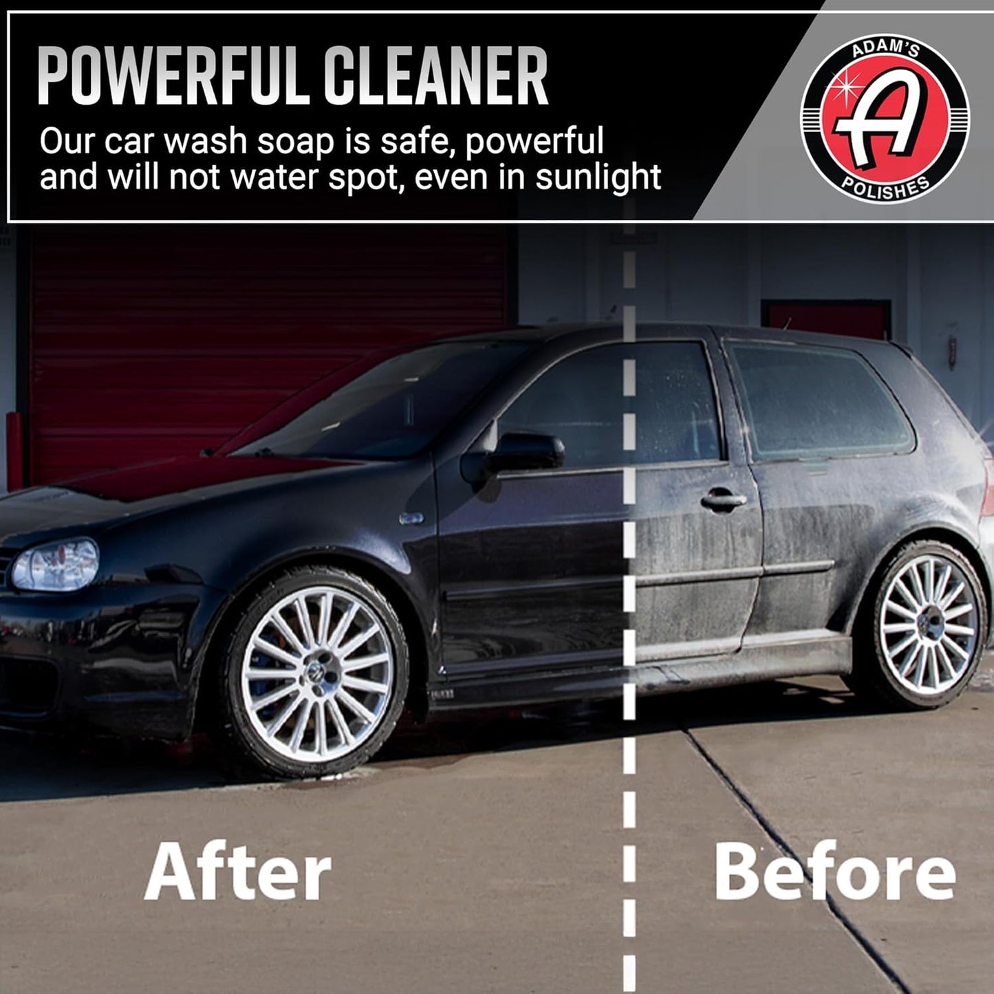 Adam's Car Shampoo (5 Gallon) - pH Best Biodegradable Car Wash Soap for Foam Cannon, Spray Gun or Bucket - High Foam, Scratch-Free Auto Detailing for Cars, Trucks, RVs & Motorcycles