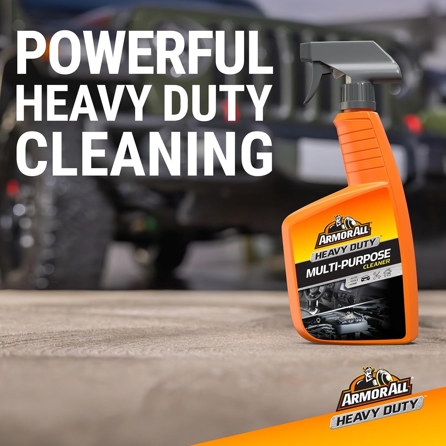 Armor All Heavy Duty Multi Purpose Cleaner, All Purpose Car Cleaner for All Auto Surfaces, 24 Fl Oz